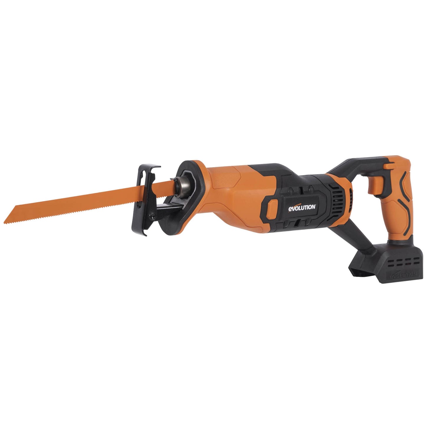 Evolution R150RCP-Li Sierra de sable de Evolution Power Tools, corte multimaterial - Incluye 2 hojas de sierra de sable