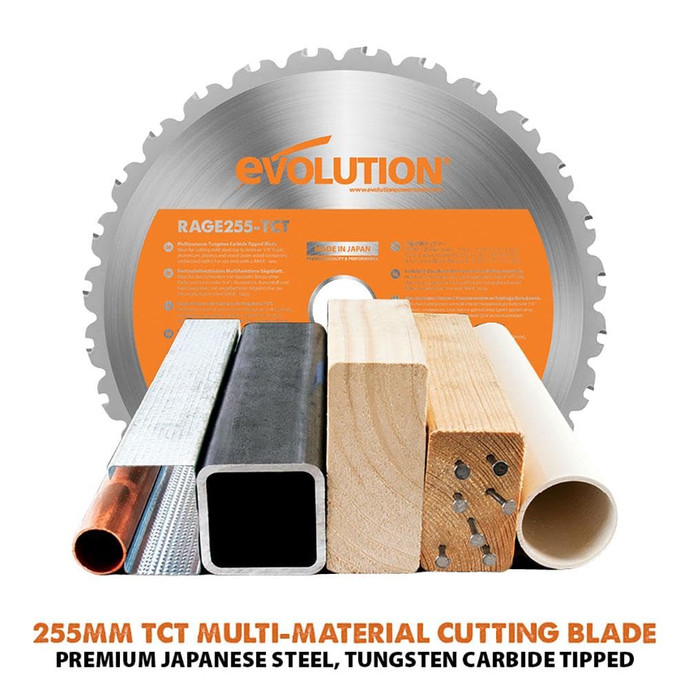 Evolution R255TBL+ Sierra de Mesa 1800W 255 mm Multimaterial