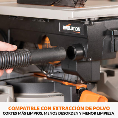 Evolution R210MTS-G2 Sierra de Mesa e Ingletadora 210 mm