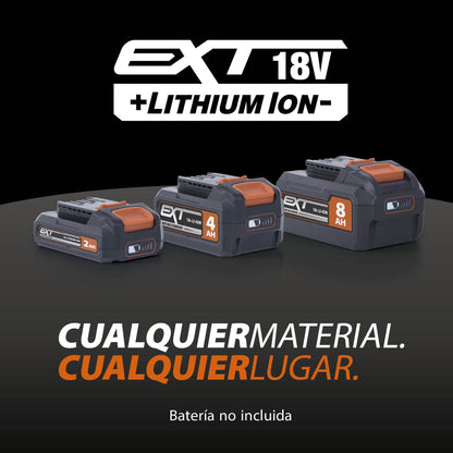 Evolution R150RCP-Li Sierra de sable de Evolution Power Tools, corte multimaterial - Incluye 2 hojas de sierra de sable