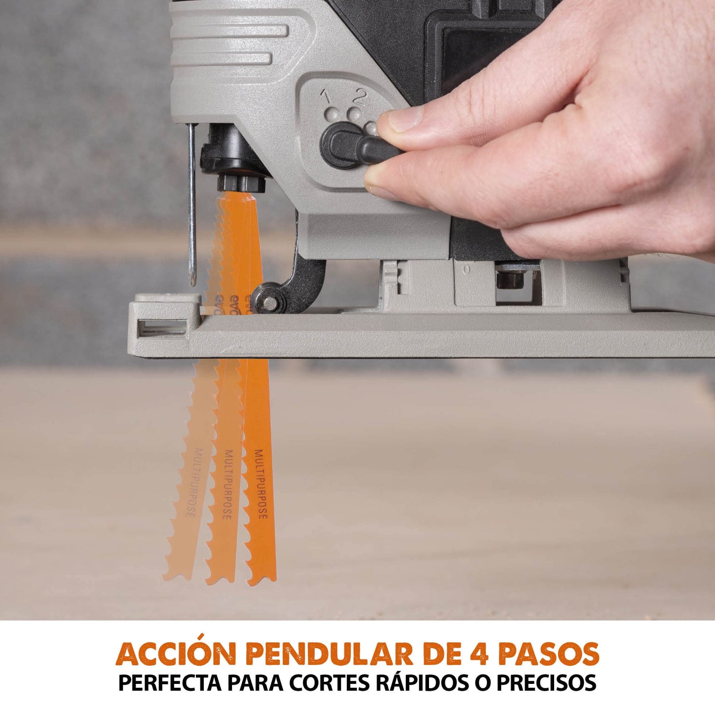 Evolution R90JGS-Li Sierra de Calar Inalámbrica 18V Multimaterial